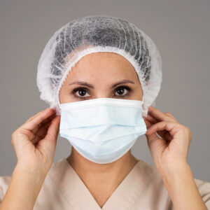 หมวกคลุมผมใยสังเคราะห์ (Hairnet)
