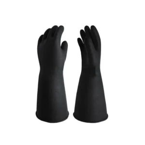 ถุงมือยางดำป้องกันน้ำมัน-กันสารเคมี