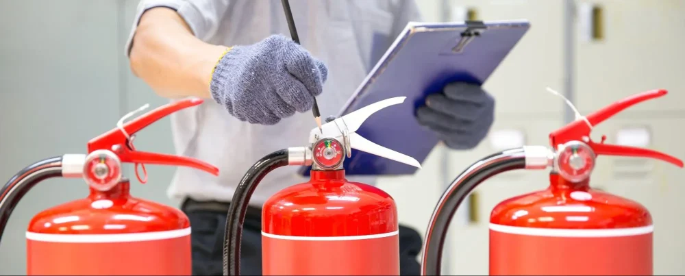 การตรวจสอบความพร้อมของถังดับเพลิงตามมาตรฐานของ NFPA